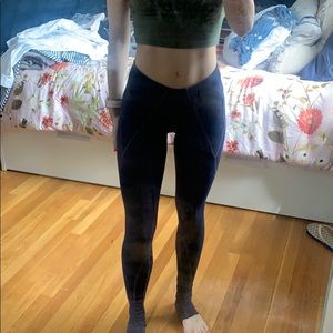 Navy blue athleta leggings